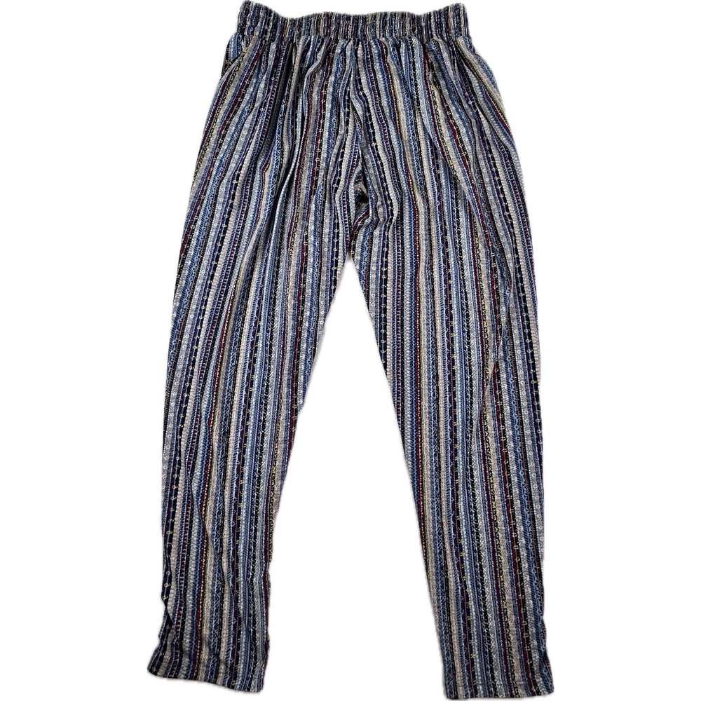BCBGeneration Womens Multi Color Striped Smocked Waist Casual Pants Size XXS